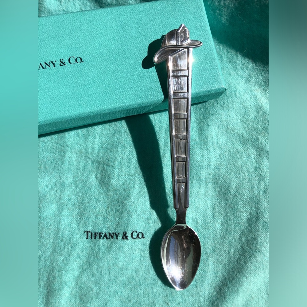 Tiffany & Co. Sterling Silver “Fire Station” Feeding Spoon
